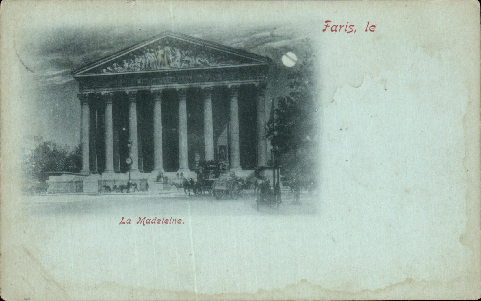 CPA Paris Le La Madeleine