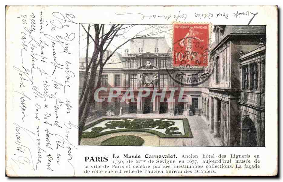 CPA Paris Le Musee Carnavalet ancien Hotel Des Ligneris 