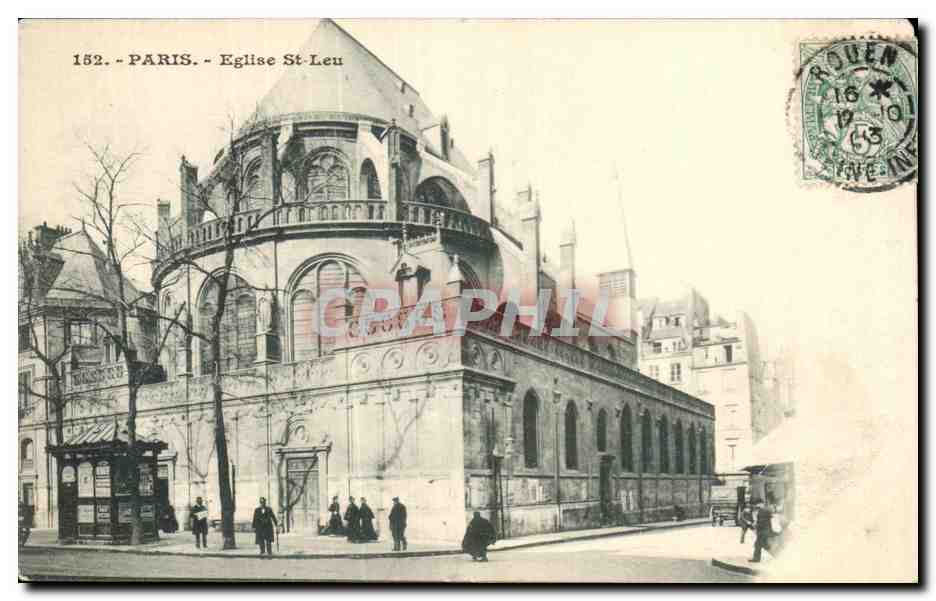 CPA Paris Eglise St Leu