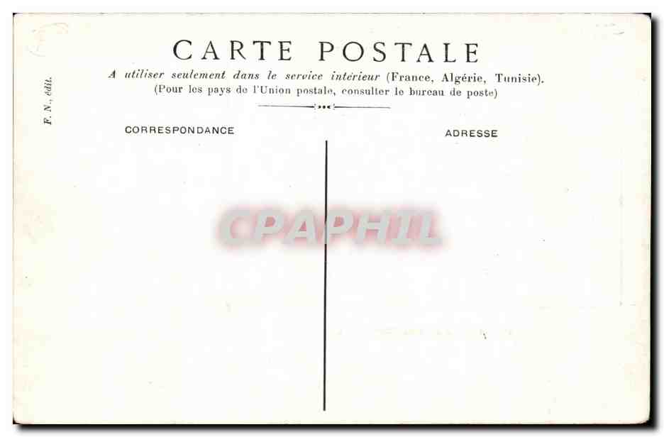 CPA Jardins Du Palais Royal Paris — Verso