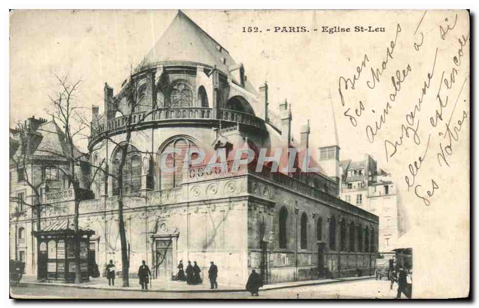 CPA Paris Eglise St Leu