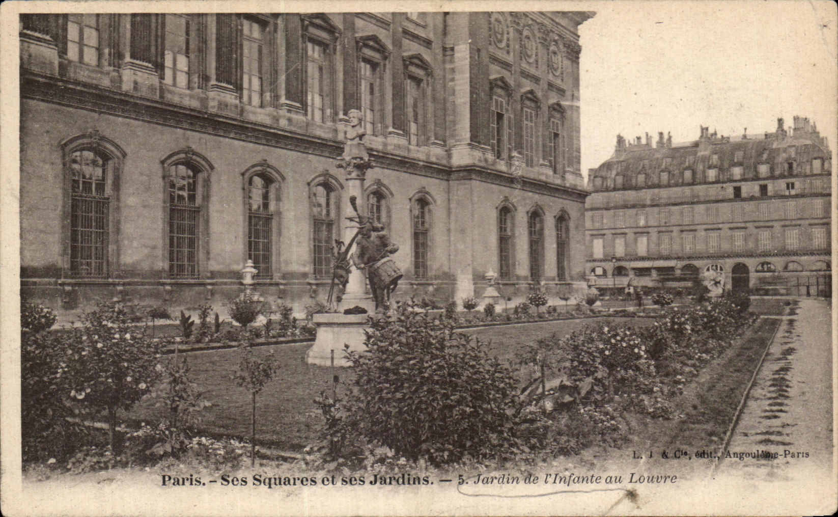 CPA Paris Ses Squares Et Ses Jardins Jardijn De l'Infante Au Louvre