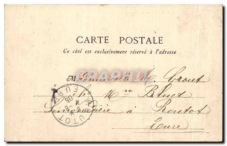 CPA Paris Le Square Du Temple — Rückseite