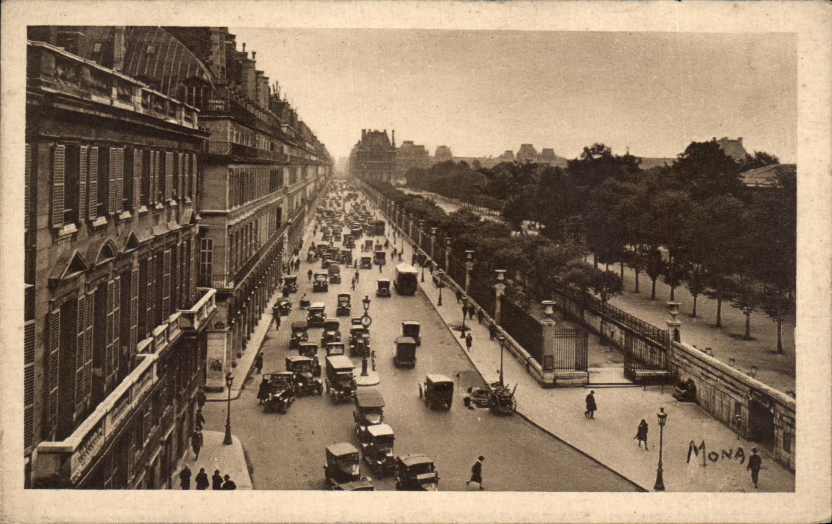 CPA Les Petits Tableaux De Paris La Rue De Rivoli