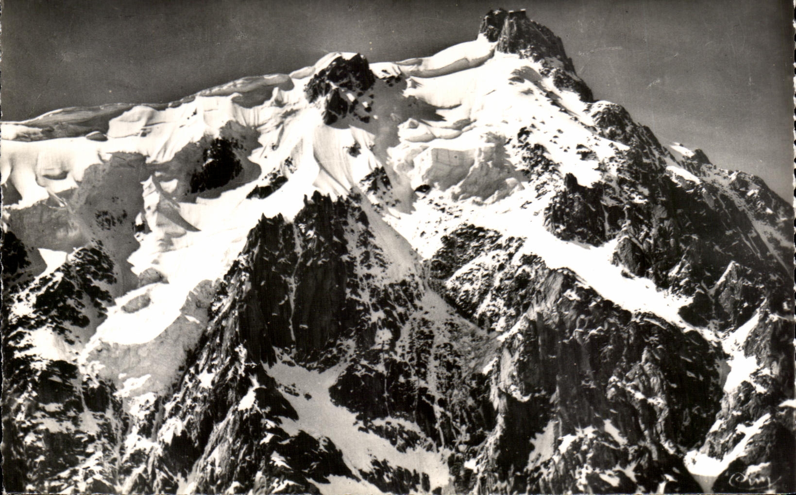 Aiguille du Midi — summit and Vallée Blanche — Comlier Imprimeur