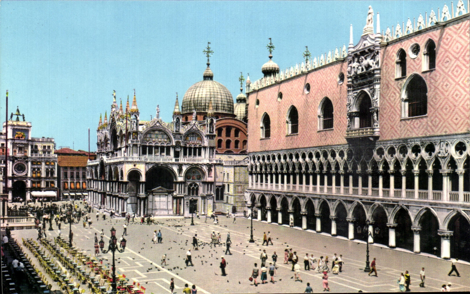 CPA Venezia Piazzetta St Marco Place St Marc St Mark Square