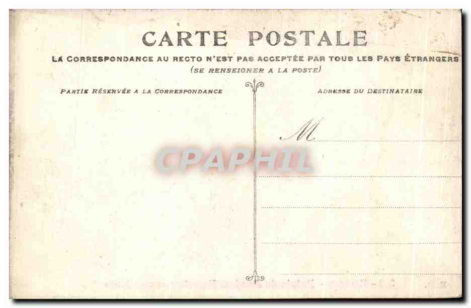 CPA Rouen Palais De Justice Facade Rue Aux Juifs Judaica — Verso