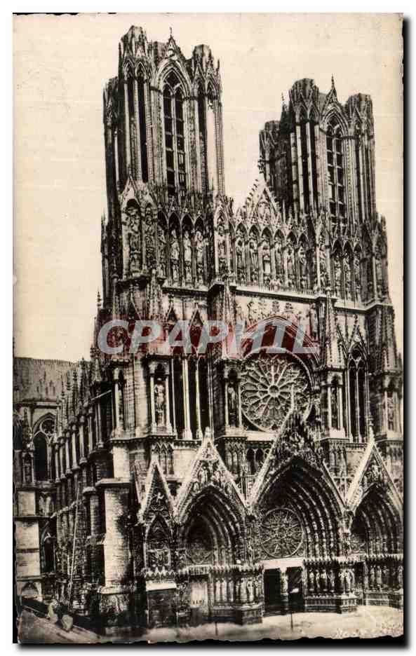 CPA Reims La Cathedrale Avant La Grand Guerre