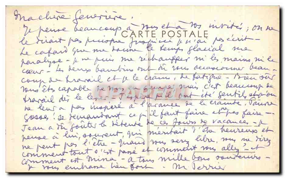 CPA Figure Du Mausolee De Ste Madeleine Marguerite d'Autriche Environs de bourg Eglise de Brou — Verso