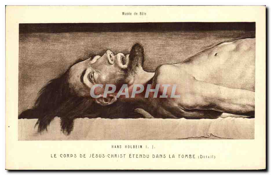 CPA Musee De Bale Le Corps De Jesus Christ Etendu Dans La Tombe