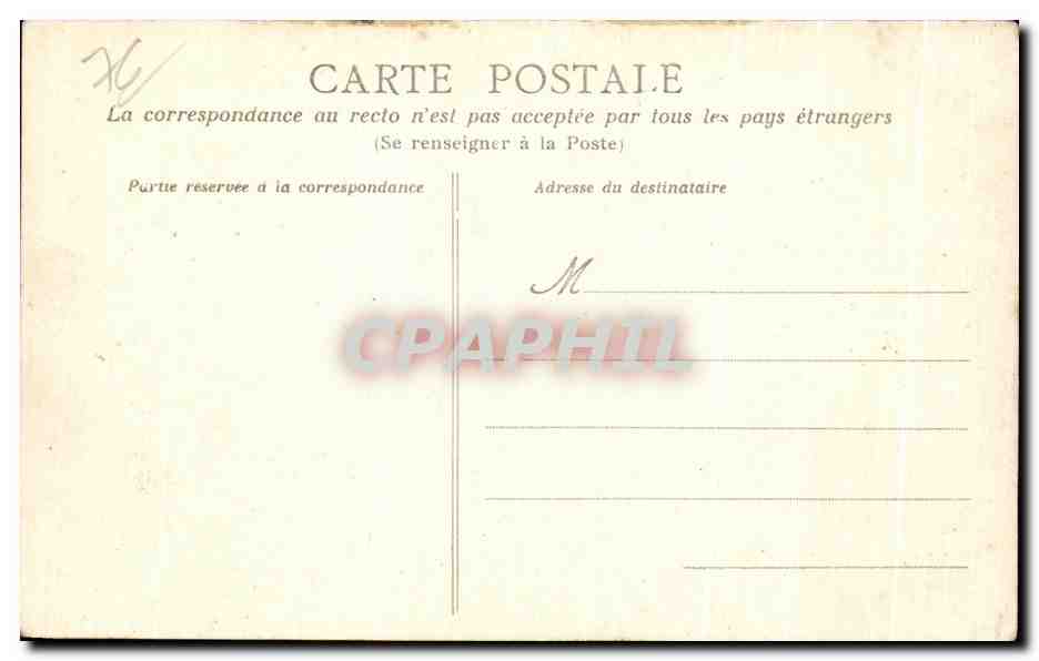 CPA Le Havre Effet de Vague Bateau — Rückseite