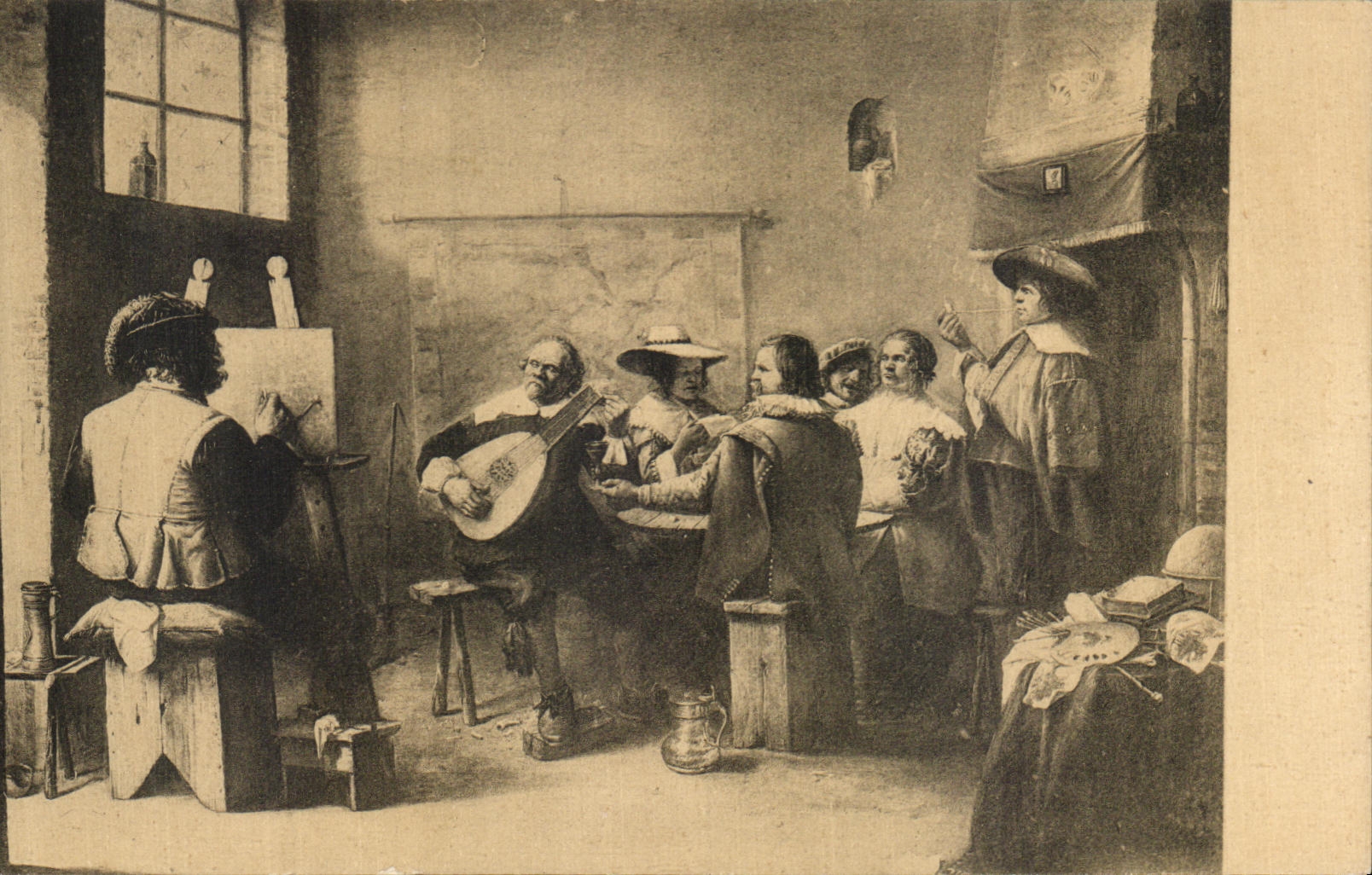 CPA Expostion d'Art Ancien Le Siecle Palais du Cinquantenalre Bruxelles