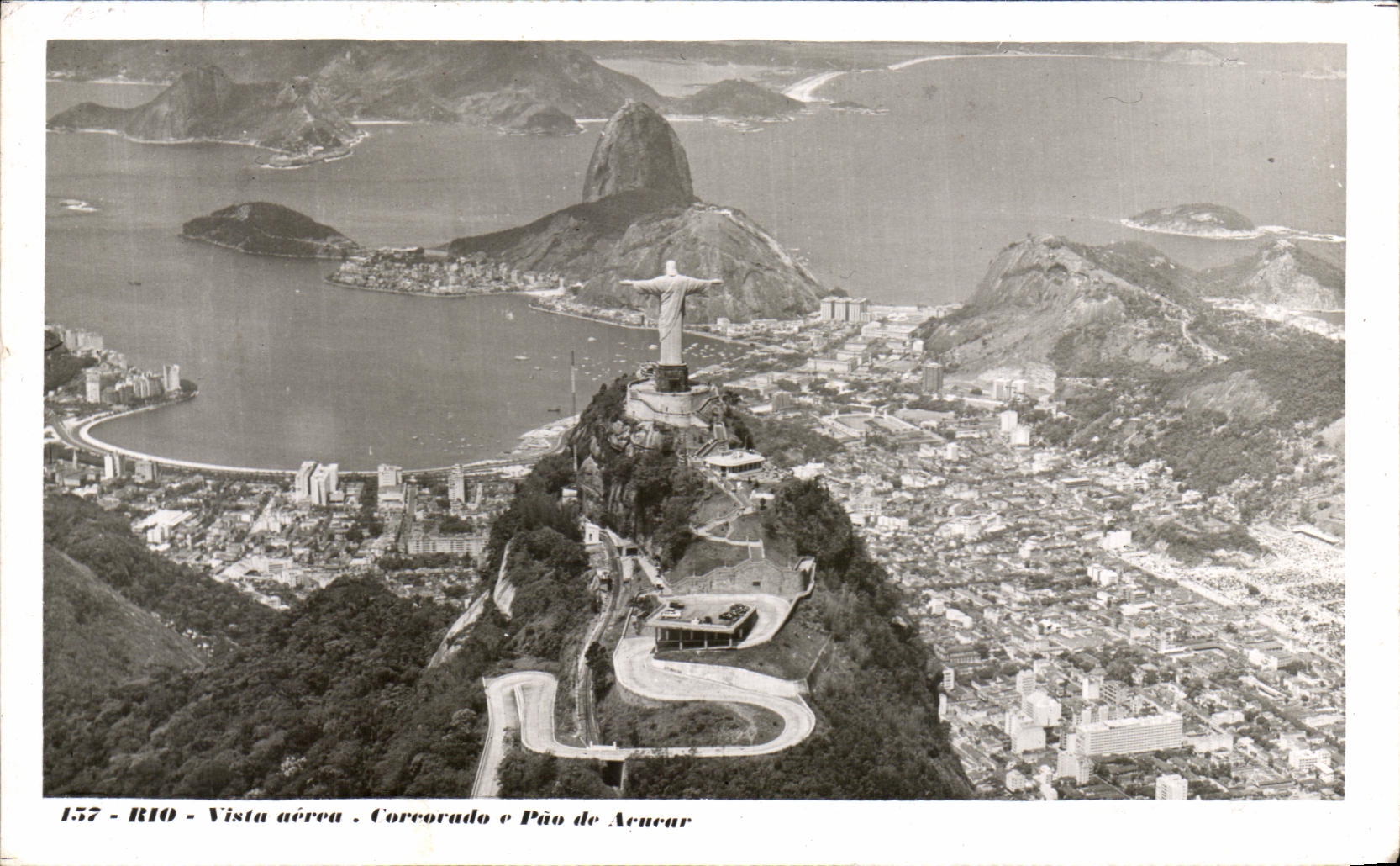 CPA Rio Vista aerea Carrorado Pan de Aenear Bresil Brazil
