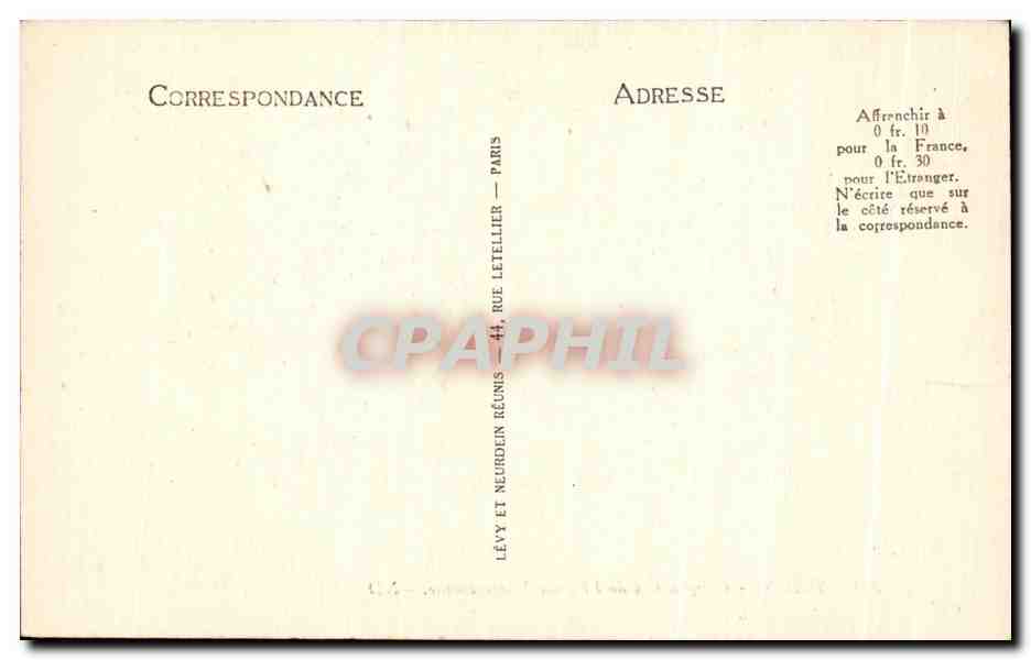 CPA Dijon Gargouilles de lEglise Notre Dame — Verso