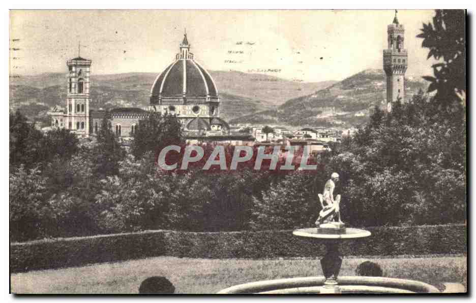 CPA Firenze Panorama del giardino di Boboll vue general du Jardin de Boboil