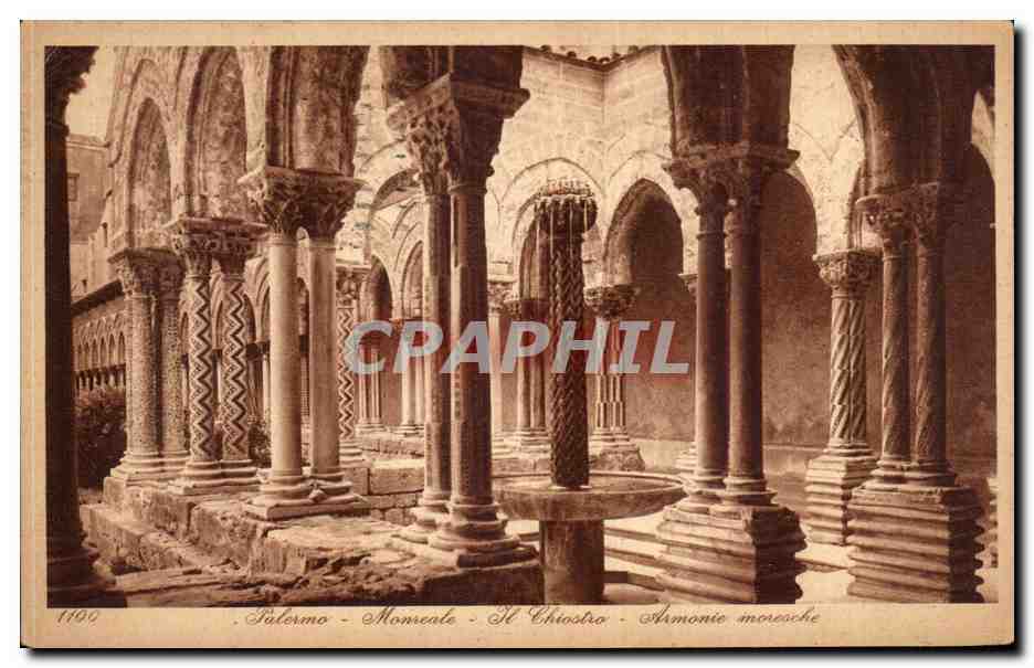 CPA Palermo Maonreale Il Chiostro Armonie moresche
