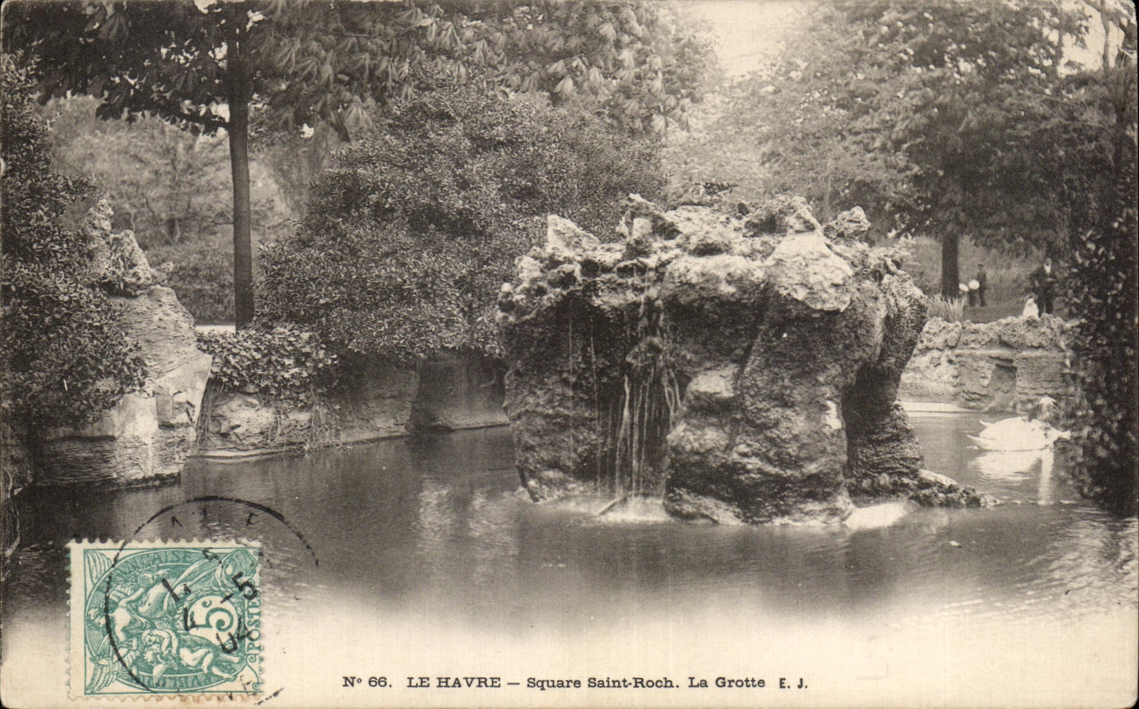 CPA La Havre Square Saint Roch La Grotte