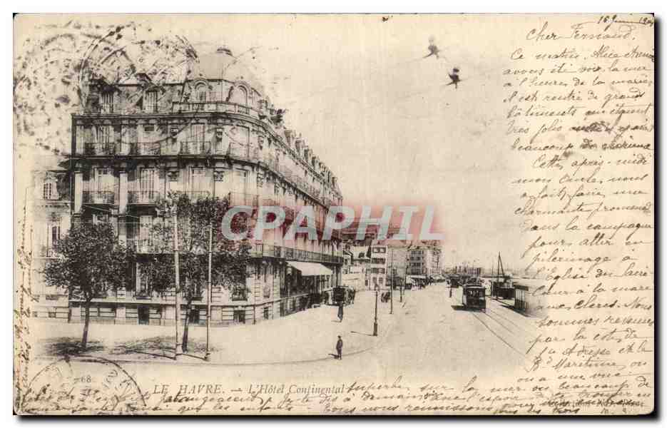 CPA Le Havre L'Hotel Continental
