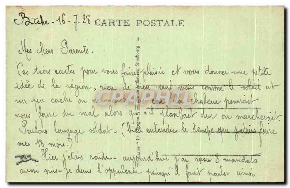 Vallée de la DOLLER — Route de Sewen au Réservoir de l'Alf'eid — éditeur non identifié — Rückseite