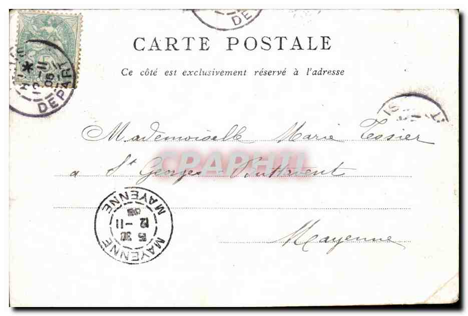 CPA Institut Paris  — Verso