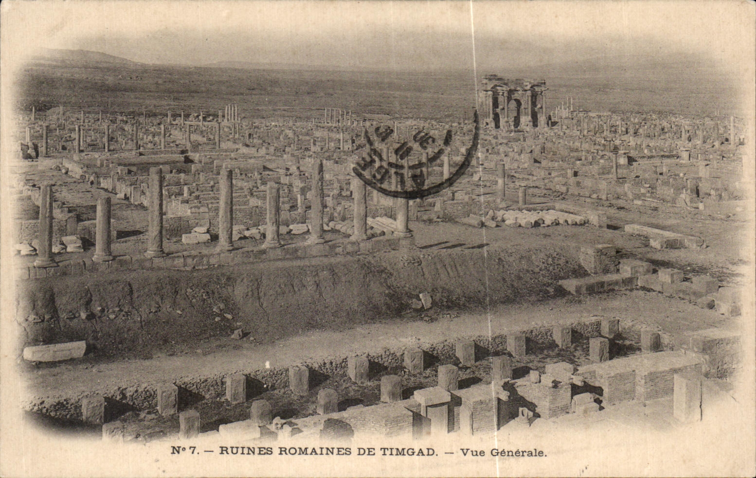 CPA Ruines Romaines De Timgad Vue Generale Tunisie