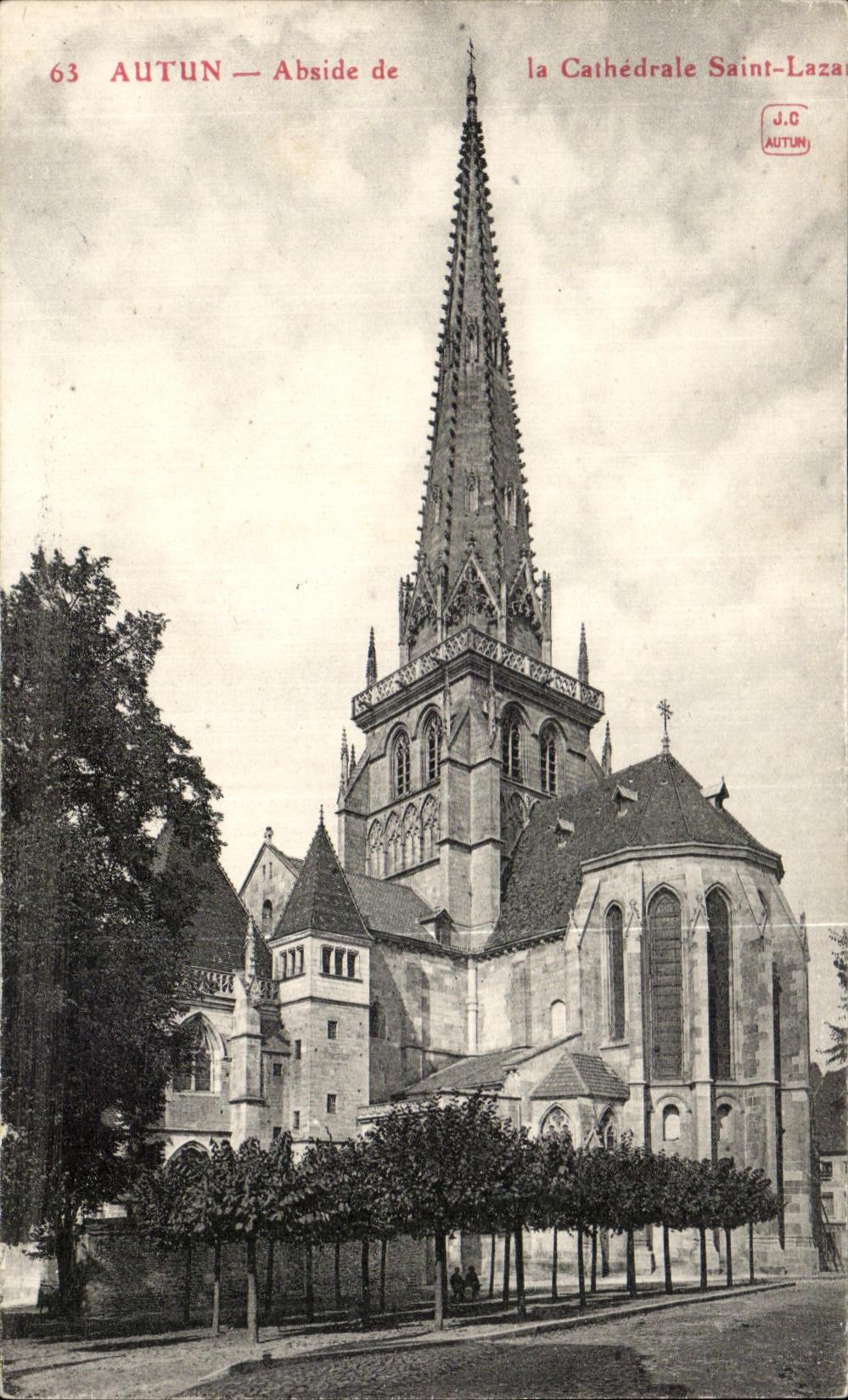 Autun — Abside de la Cathédrale Saint-Lazare — J.G. AUTUN n°63