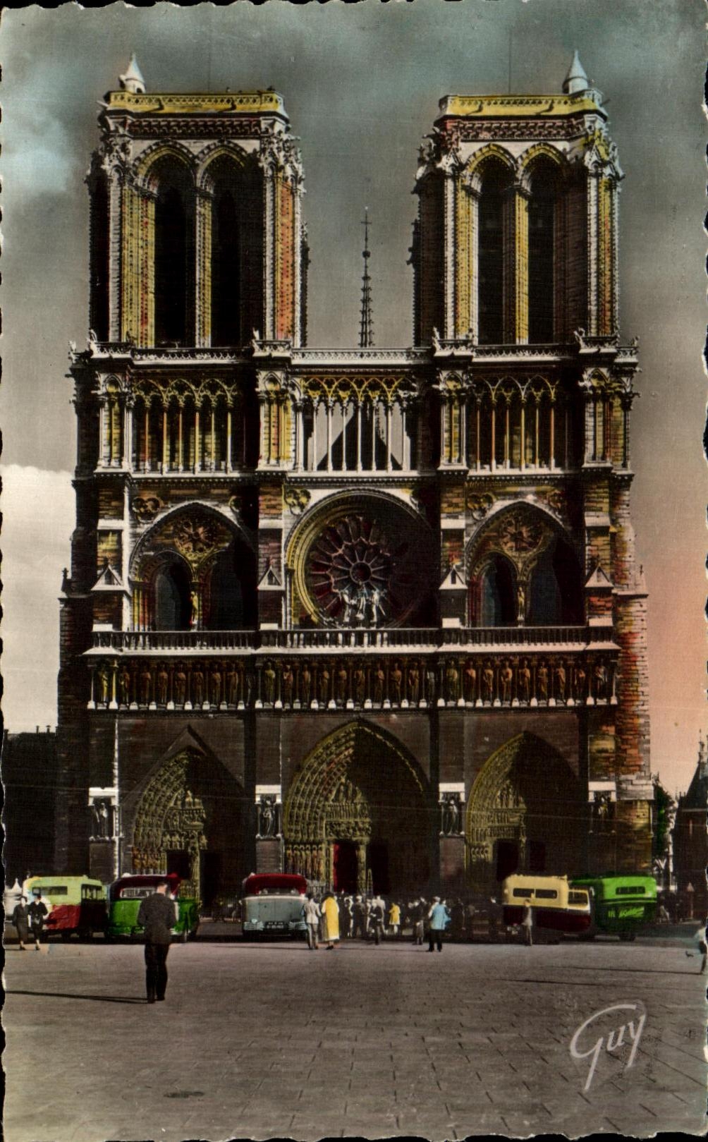 CPA Merveilles Cathedrale Notre Dame Paris