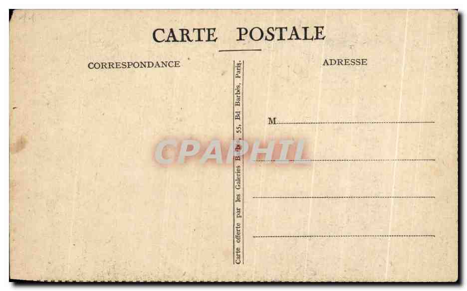 L'ABBAYE DU MONT-SAINT-MICHEL — Carte de l'Almanach Vermot — Photo Nut. — Reverso