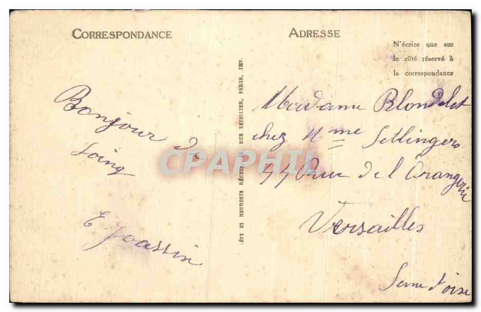 CPA Rouen Le Plais de Justice Ensemble vu de la Rue aux juifs Judaica — Verso