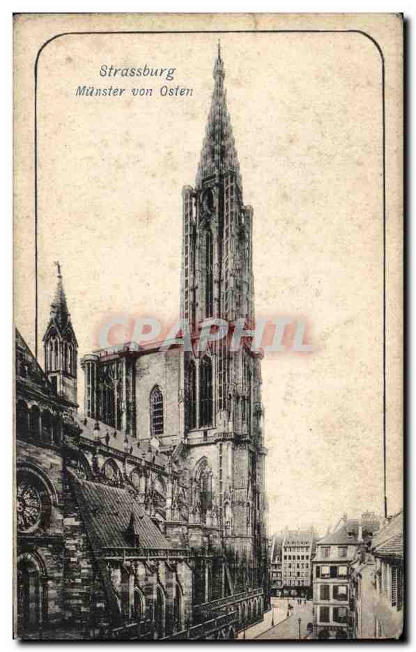 CPA Strassburg Munster Von Ostern