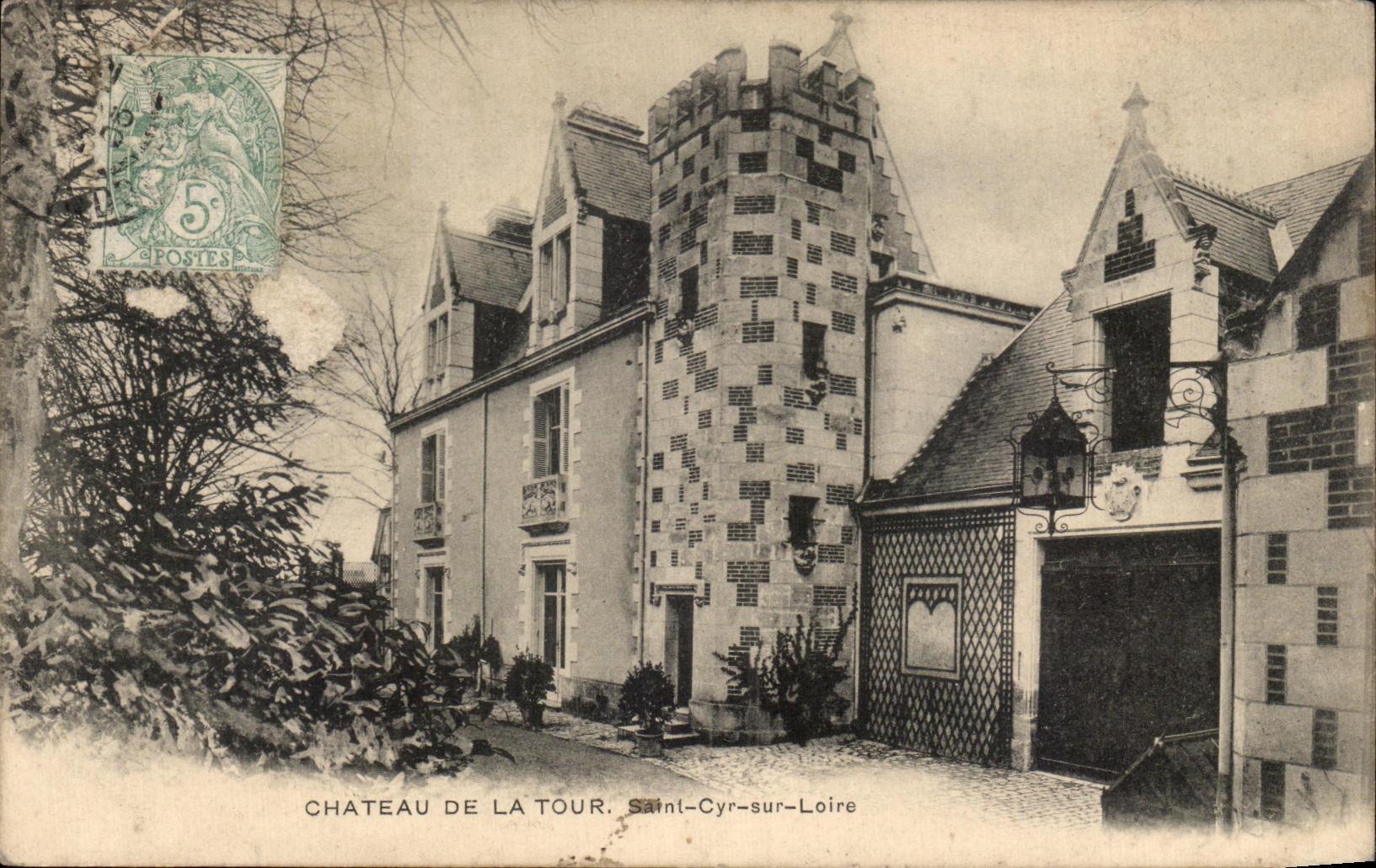 CPA Chateau De La Tour Saint Cyr sur Loire