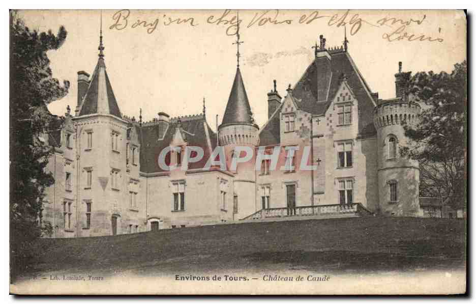CPA Environs De Tours Chateau De Cande