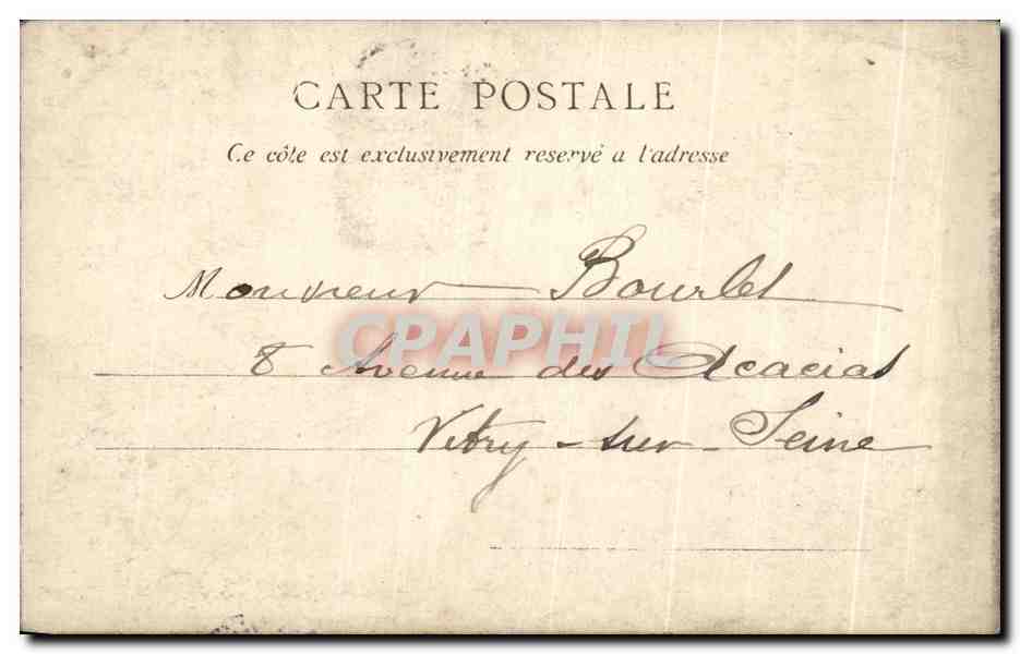 CPA Tours Portail De l'eveche — Rückseite