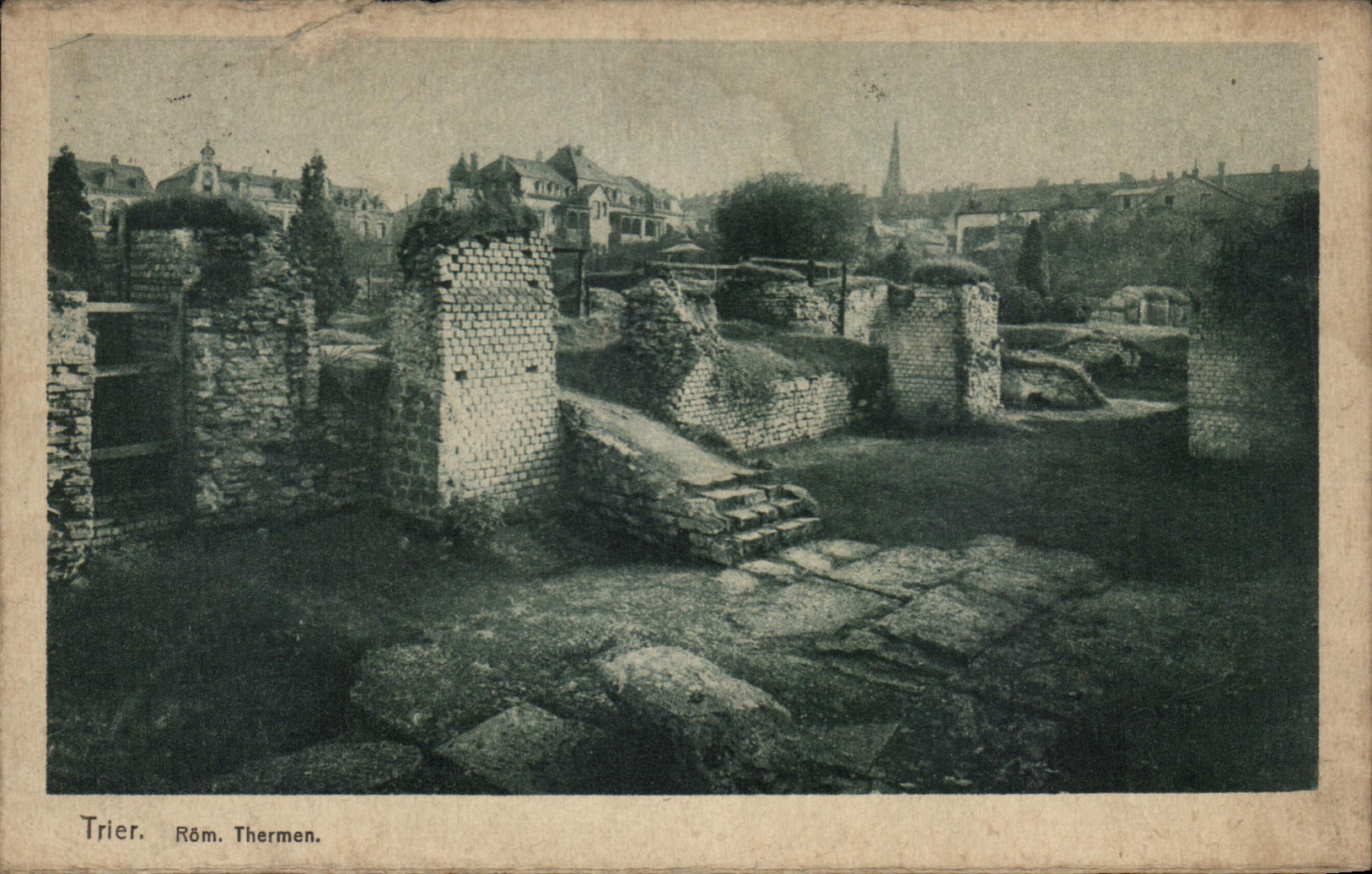 Trier. Röm. Theremen. — Ruines romaines — éditeur non identifié, n° de série non visible