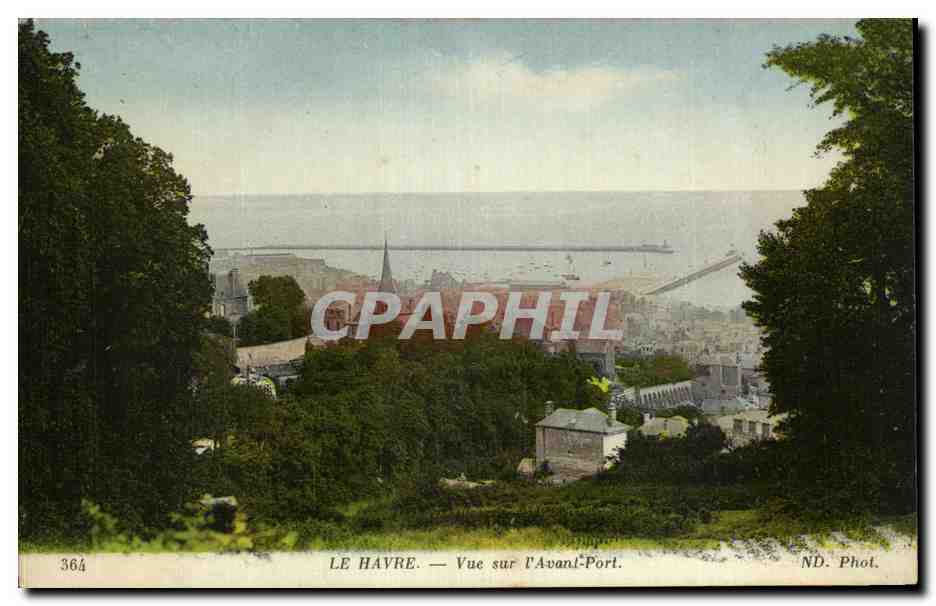 CPA Le Havre Vue Sur I'Avant Port