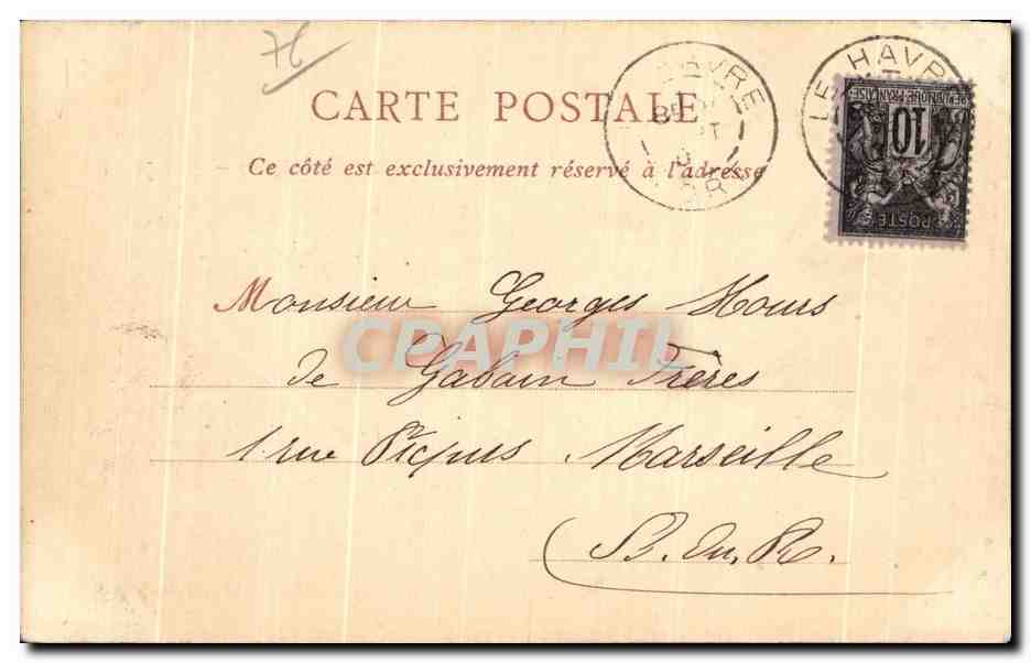 CPA Le Havre La Chapelle Notre Dame Des Flots — Rückseite