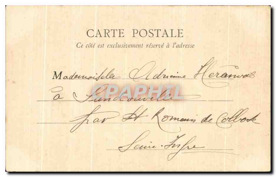 CPA Le Havre Notre Dame des Flots — Rückseite