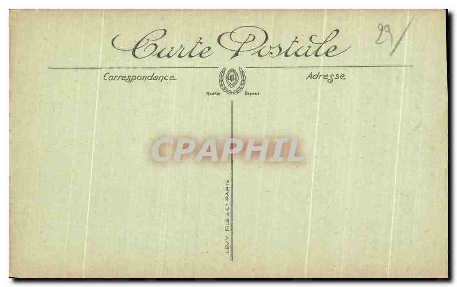 CPA Brest La Porte du Chateau Militaria  — Rückseite