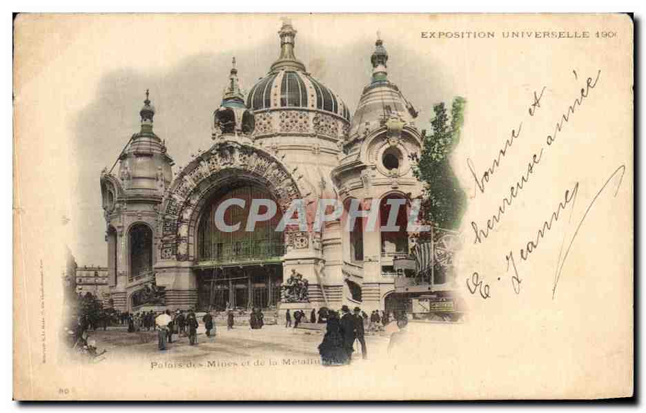 Palais des Mines et de la Métallurgie — Exposition Universelle 1900 — Éditeur : L. J. Baudet, n° 80