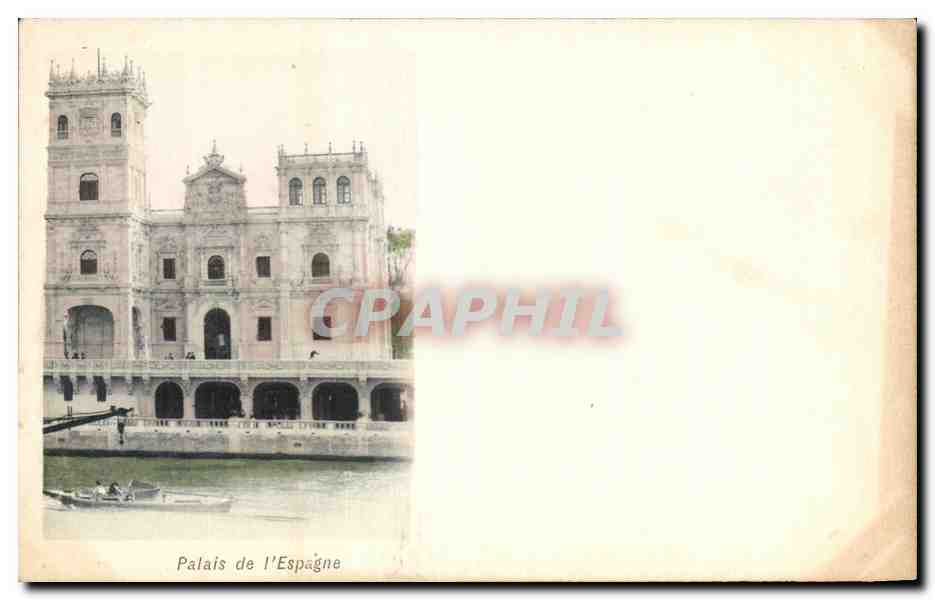 CPA Palais de I'Espagne Paris 