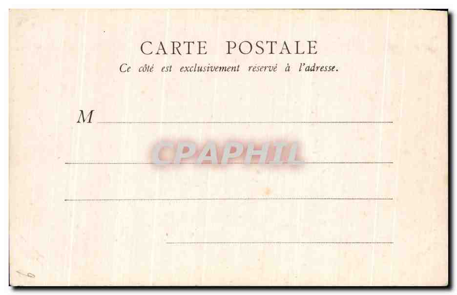 CPA Le Vieux Paris Le Chatelet — Verso