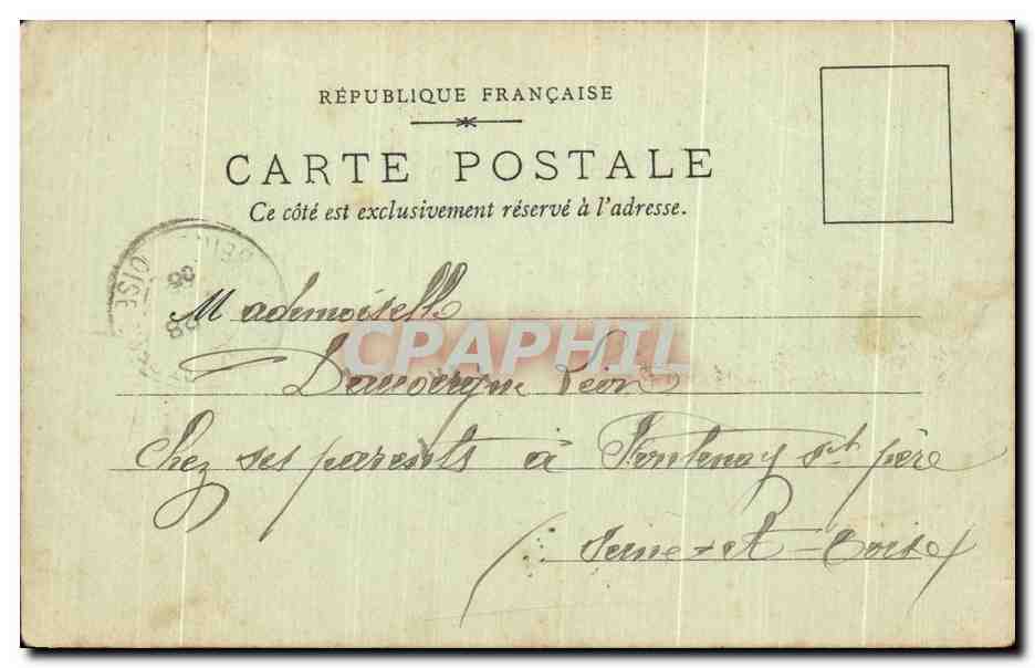 CPA Souvenir de Paris Cours de Vincennes Arts et Metiers Observatoire Augustin — Reverso