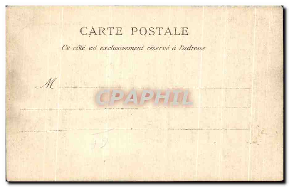 CPA Pairs Le Louvre — Rückseite
