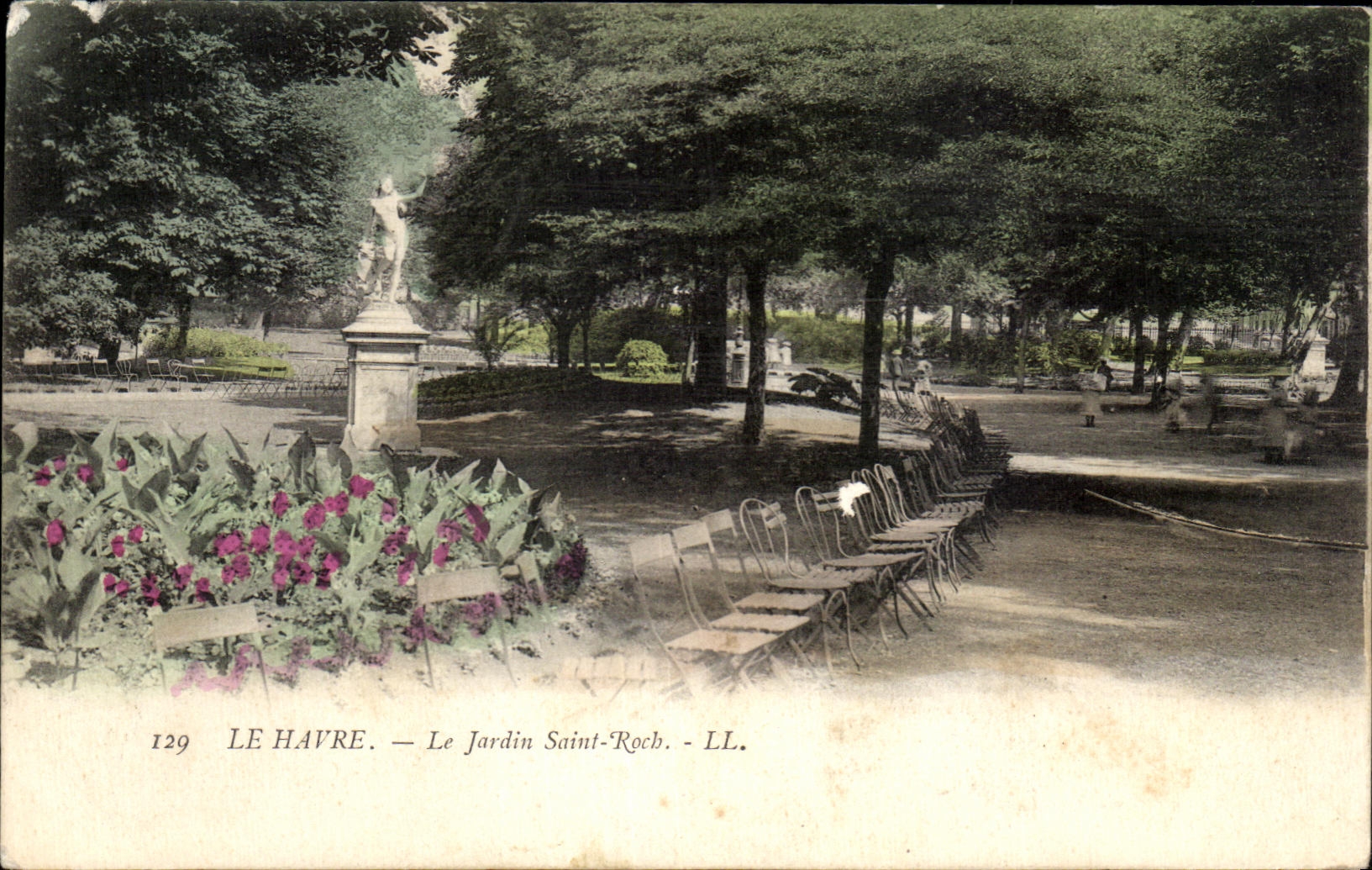 CPA La Havre Le Jardin Saint Roch