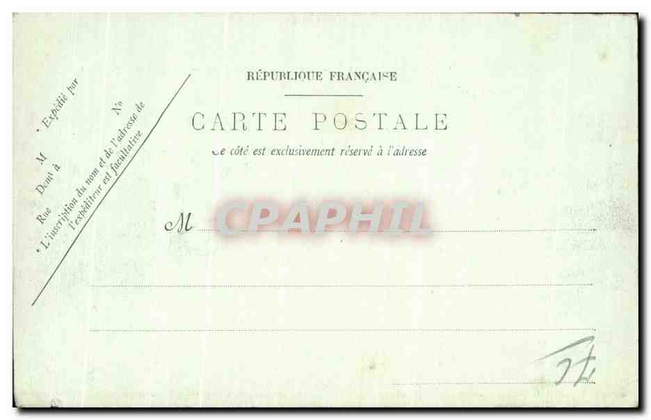 CPA La Havre Le Jardin Saint Roch — Rückseite