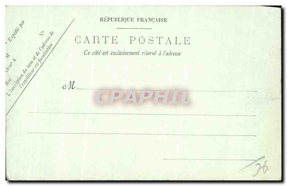 CPA La Havre Le Jardin de l'Hotel de Ville — Rückseite
