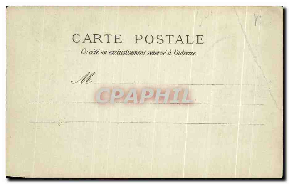 CPA Paris Le college de France — Rückseite