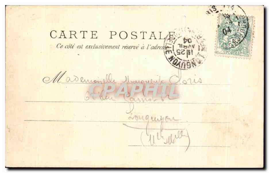 CPA Paris Eglise Saint Medard — Rückseite
