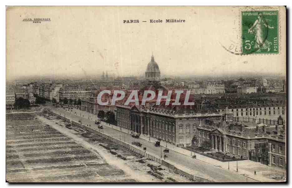 CPA Paris Ecole Millitaire