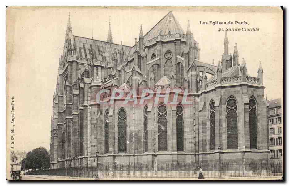 CPA Les Eglises de Paris Sainte Clotilde